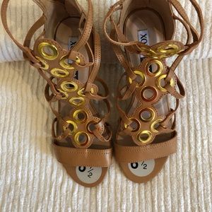 XOXO leather sexy wedge